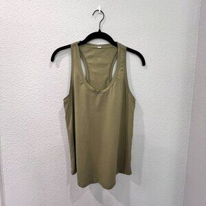 Lululemon Olive Green Racerback Sleeveless Top